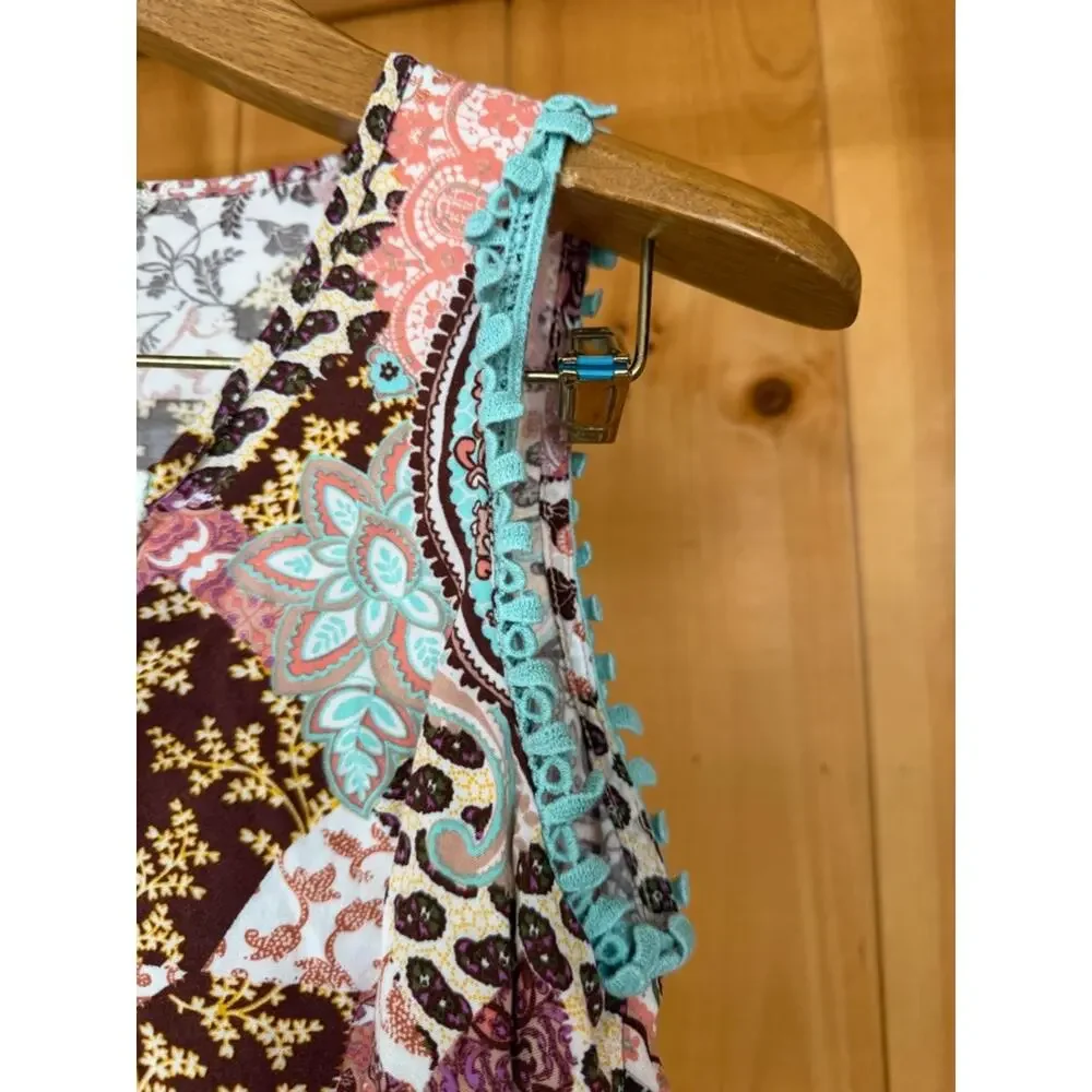 MYSTREE Boutique Boho Patchwork Sz SMALL - Picture 3 of 4